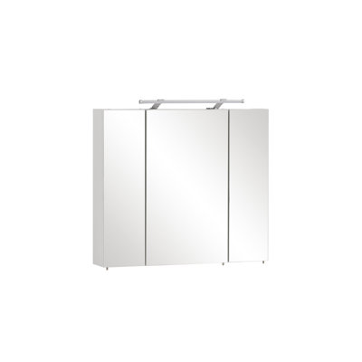 mm Wide 750 mm H Surface Mirrored Cabinet with Mirror Adjustable Shelves