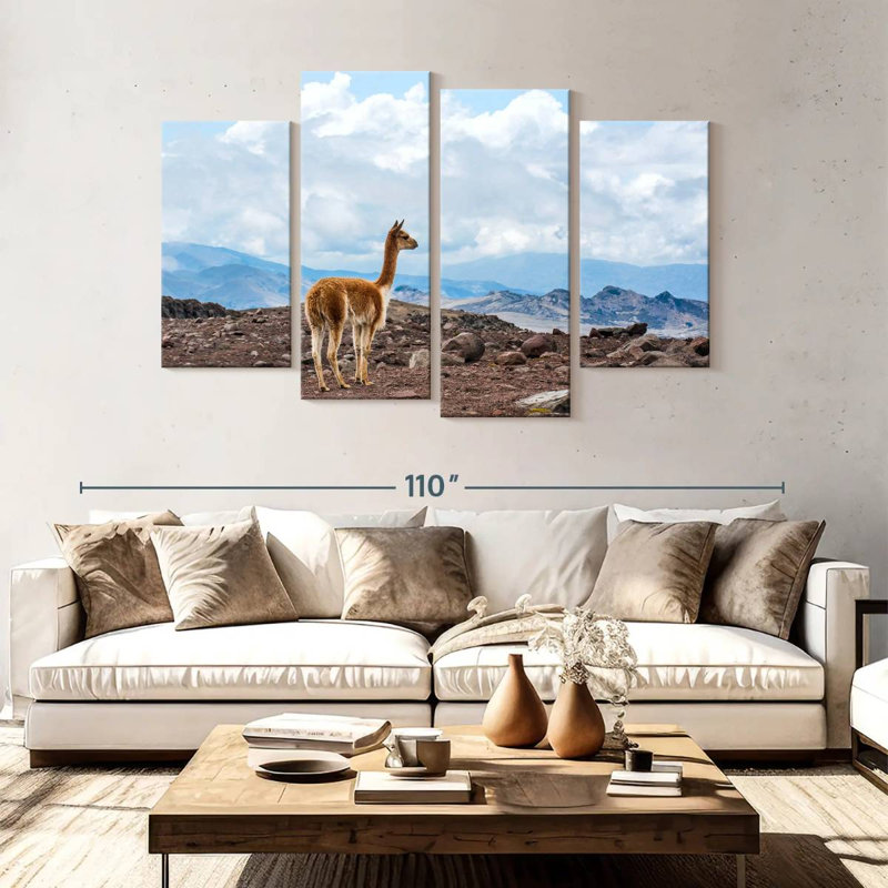 Brampt Vicuna, 54" H x 84" W