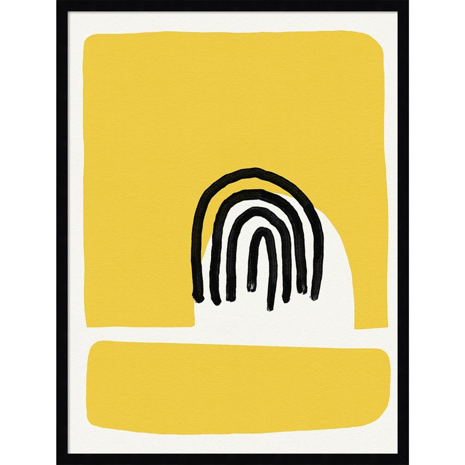Good Vibes IV by Jacob Green, Black, 33" H x 25" W x 1" D