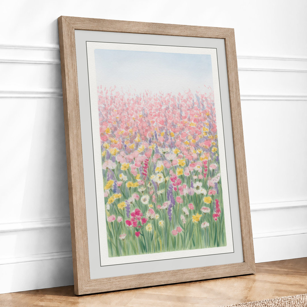 Meadow in Bloom Botanical - Framed Print