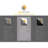 Blakesly Printed Ikat Blackout Single Curtain Panel-938439469-938439457