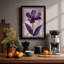 Purple Petals Botanical - Framed Print-351175817-351175818