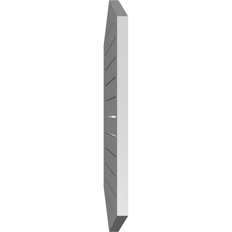 Pente verticale verticale en uréthane 5 pi, H 38 po x l 26 po x P 1,5 po