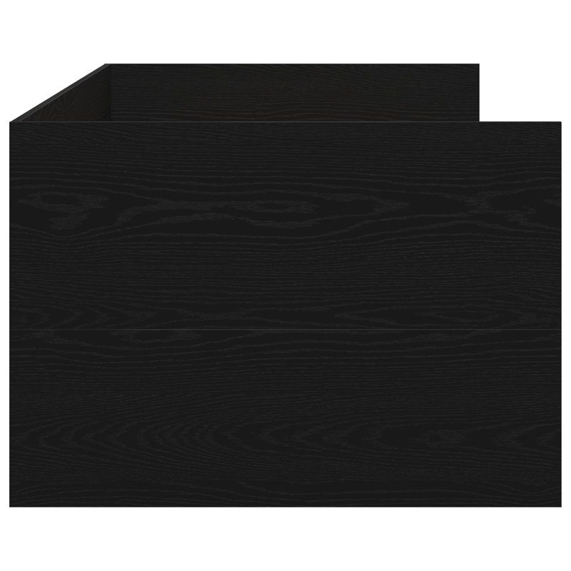 Daybed, European Single (90 x 200 cm), Black Oak