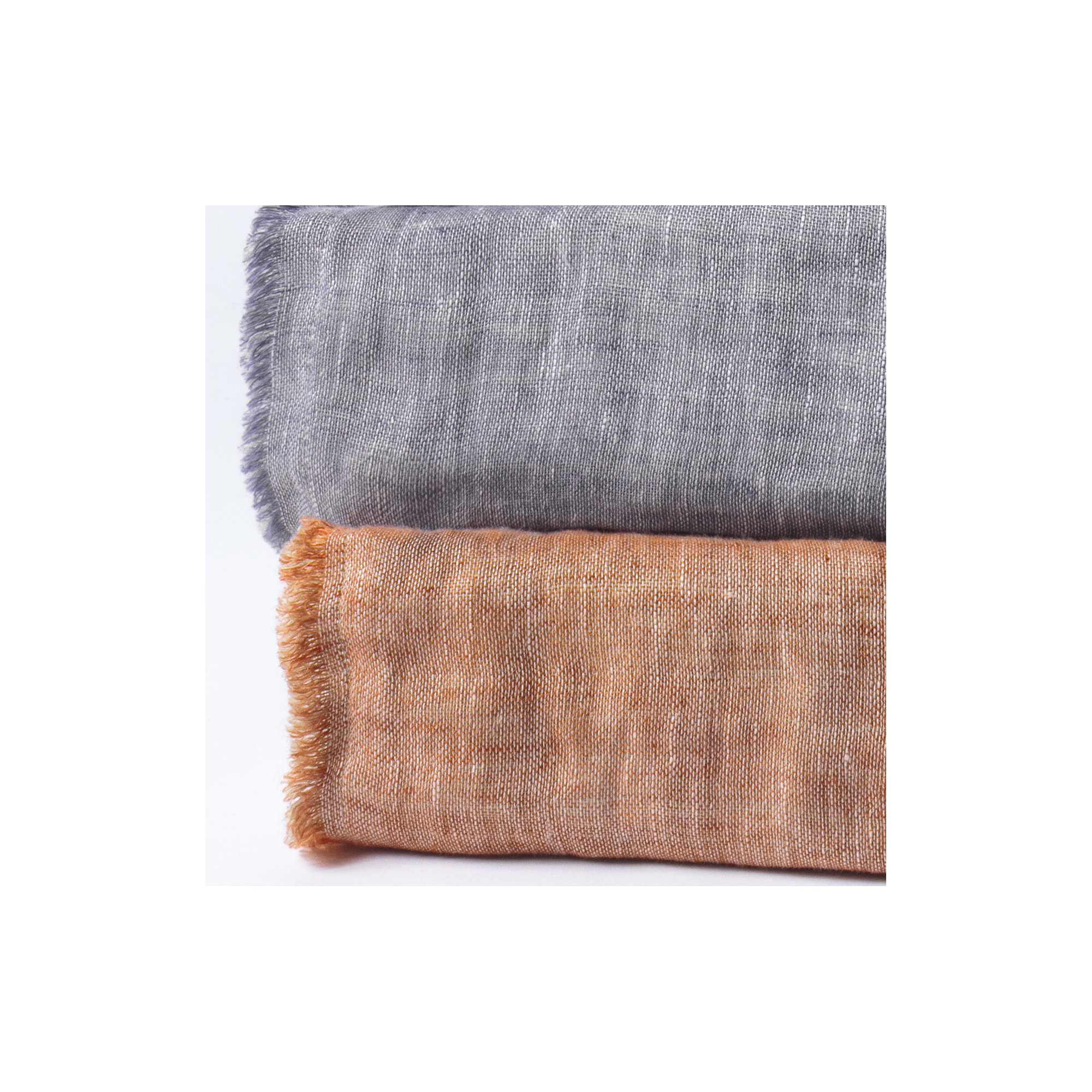 Jaden 100% Linen Percale Coverlet Set, King Coverlet + 2 Shams, Blue