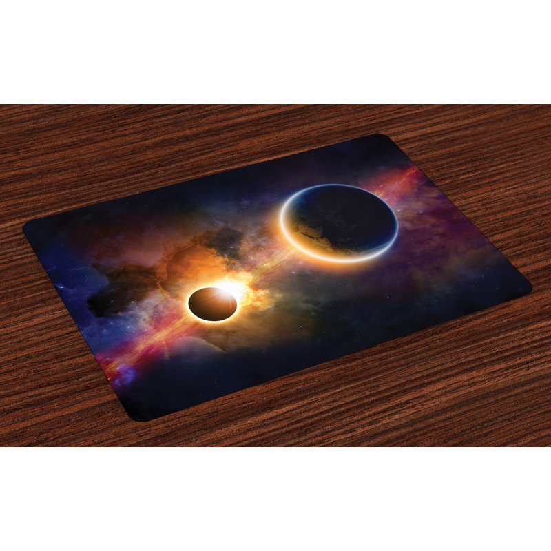 Ashvini Outer Space Planet Earth Stars Placemat