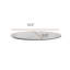 Plateau tournant rotatif à 360 ° en bois fritté Lazy Susan (table non incluse)