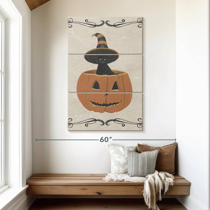 Collection rétro Halloween H, H 50 po x l 32 po