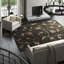 Hand-Knotted High-Quality Black Area Rug