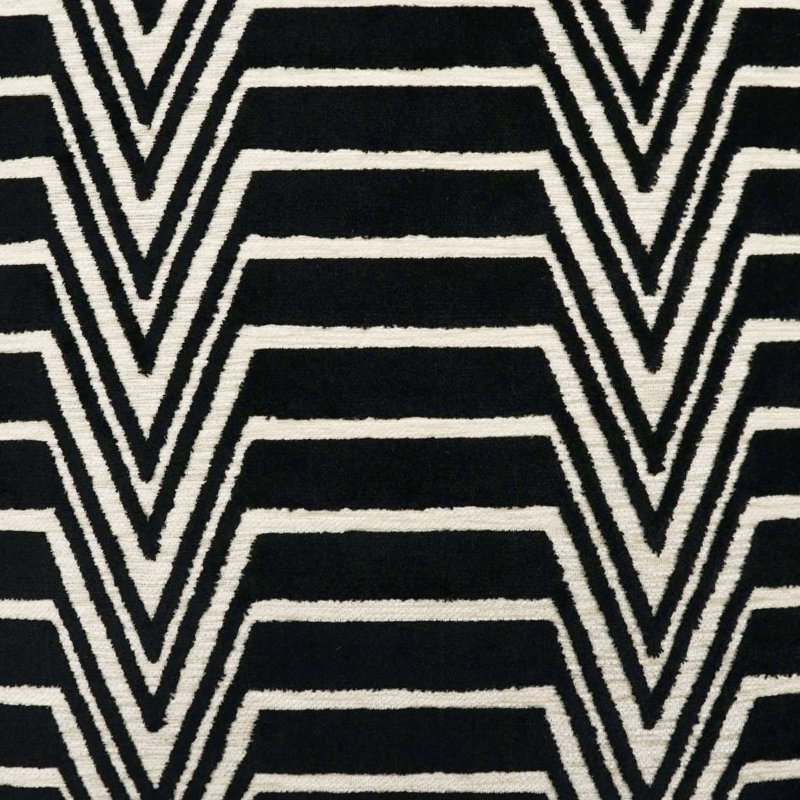 Evora Pillow Cover & Insert, Square 20", Black