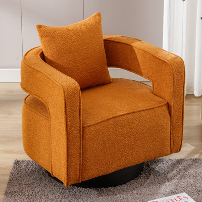 29 inches Wide  Swivel Barrel Chair