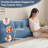 Oversized Chenille Bed Reading Pillow With Triangular Support & Side Pockets-124001984-124001991
