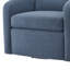 Chaise pivotante en tissu moderne avec ressorts hélicoïdaux et rotation à 360 degrés-1072932611