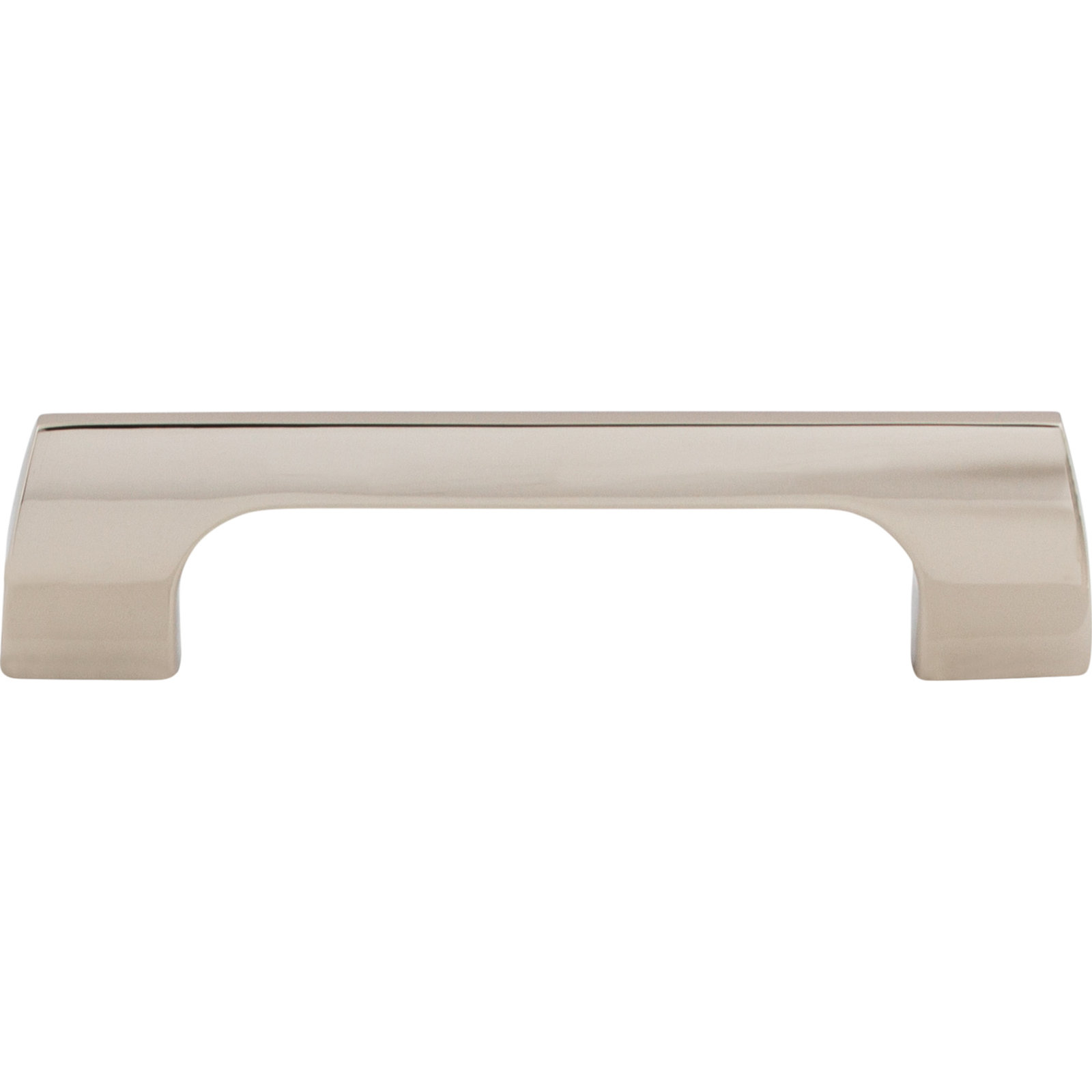 Holland Bar Cabinet Pull, Polished Nickel, 3 3/4" Center to Center