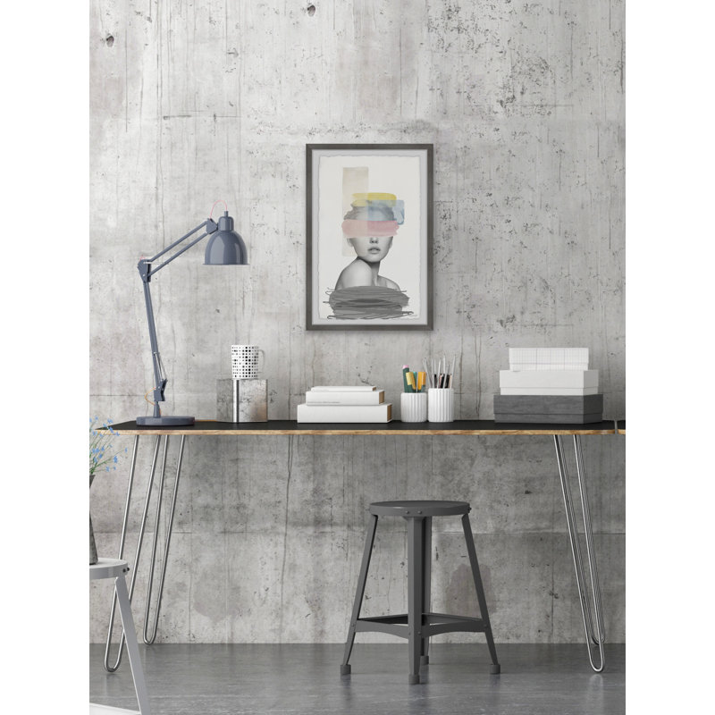 The Muse - Single Picture Frame Painting, 61 cm H x 41 cm W