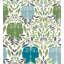 The Wall - Jean Cocteau Floral Wallpaper Double Roll-74864027