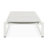 5 - Level Adjustable Outdoor Lounge Chair, Aluminum Frame And Mesh, 400 Lbs Capacity, Ergonomic Design For Napping On Beach Chaise With , Grey Mesh White Frame, Compact Balconies Patio-83537842