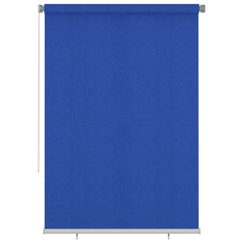 Semi Sheer Roller Blind, 230 cm L x 160 cm W, Blue