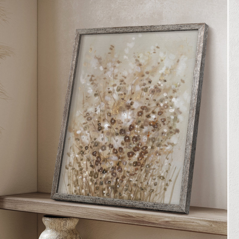 «Flourish II», reproduction encadrée - bois massif, H 30 po x l 24 po