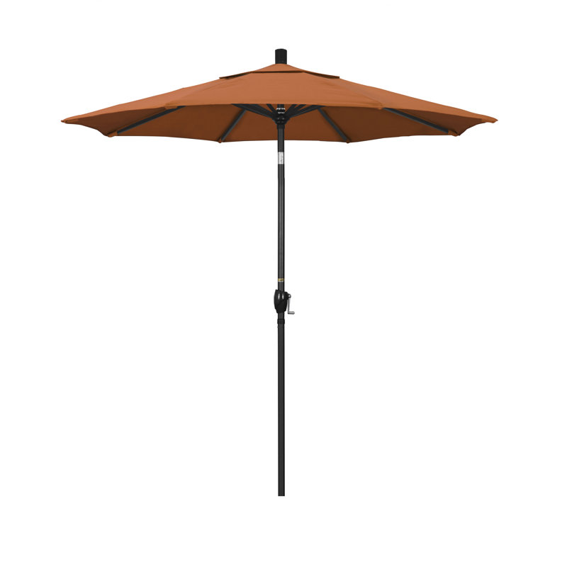 Parasol de marché 7,5', Toile Sunbrella® toscan, Sunbrella®, Noir