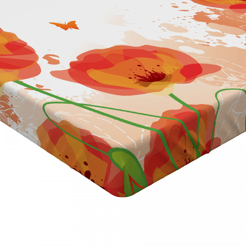 Drap-housse coquelicot, Drap-housse de taille double