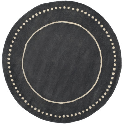 Cruz Hand Tufted Wool Solid Color Rug