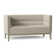Dyson 58" Tuxedo Arm Loveseat
