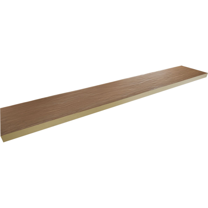 Planche de poutre en faux bois Endurathane, Caramel, H 6 po x l 120 po x P 1 po