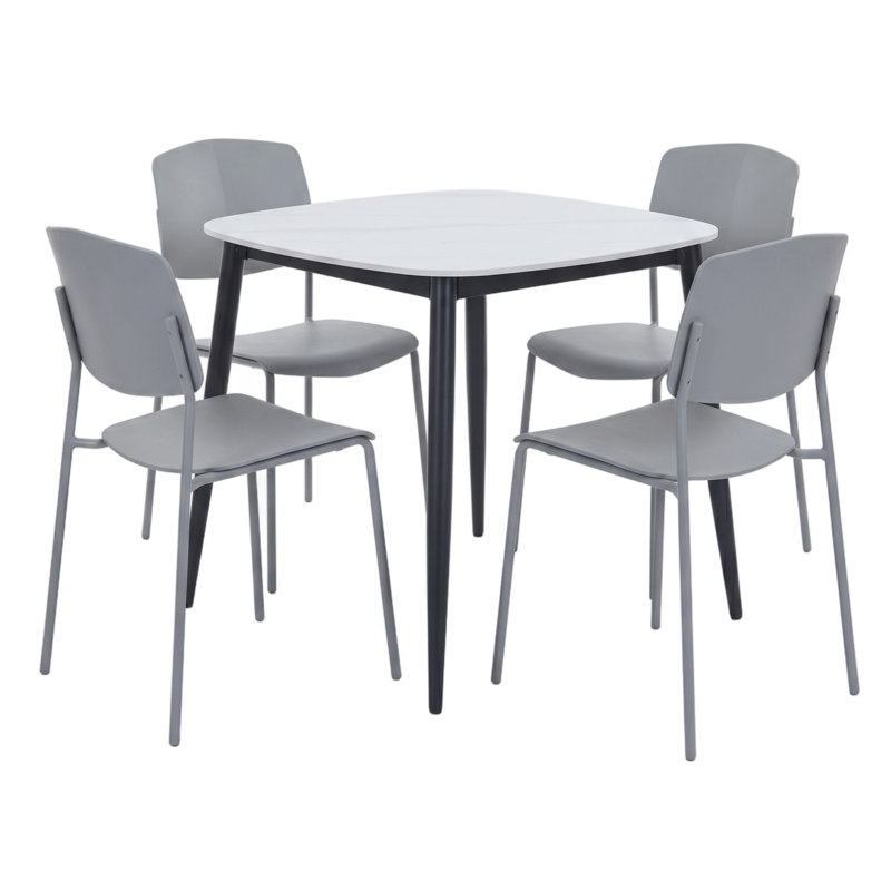 Surgoinsville Dining Set, Grey, Sintered Stone