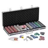 Fat Cat Bling 500-Piece Poker Chips and Accessory Set