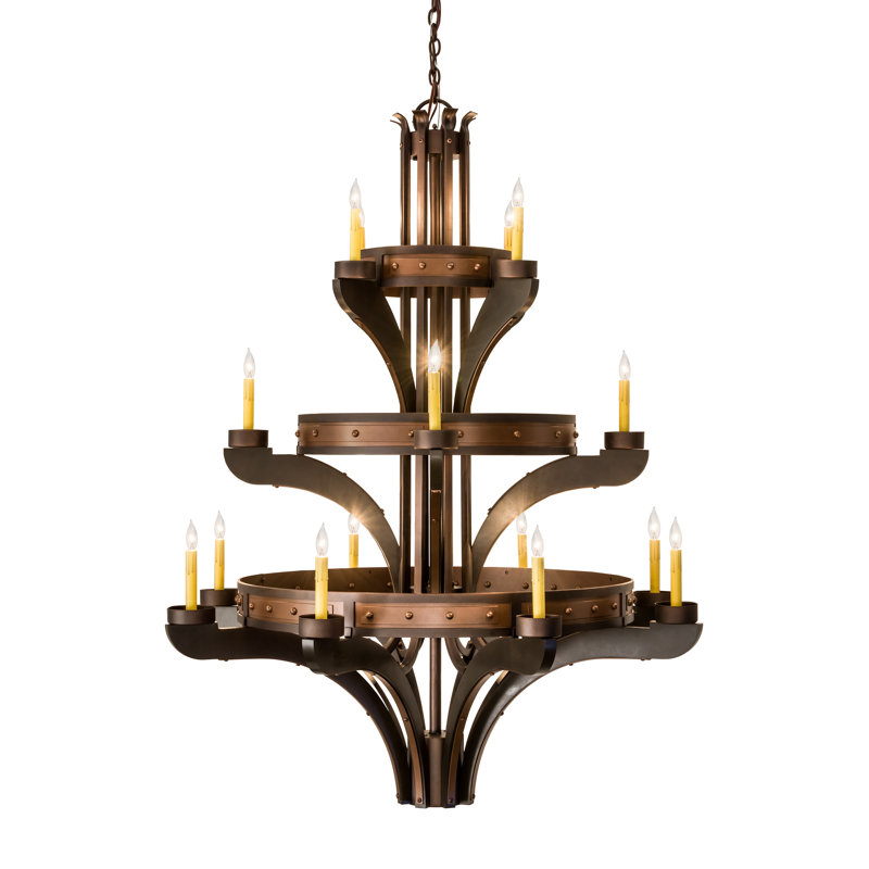 Castilla 16 - Light Dimmable Tiered Chandelier