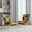 Chaise d'appoint rembourrée Kumrie Cubism
