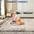 Border 2x6 Machine Washable Runner Rugs Non Slip Extra Thin Low Pile Carpet Indoor Soft Foldable Floor Mat for Hallway Entryway Kitchen Laundry-1537413116