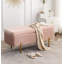Banc de rangement rembourré en velours Miajah-251652327