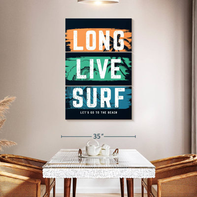 Tergel Long Live Surf, typographie
