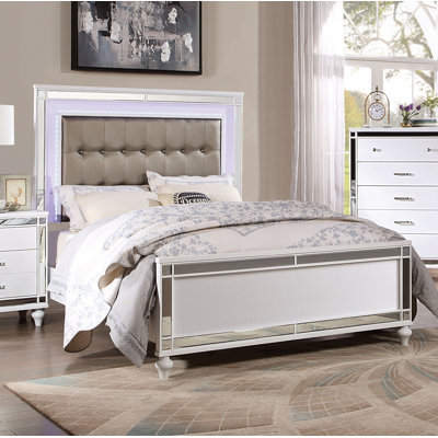 Meghean Vegan Leather Standard Bed