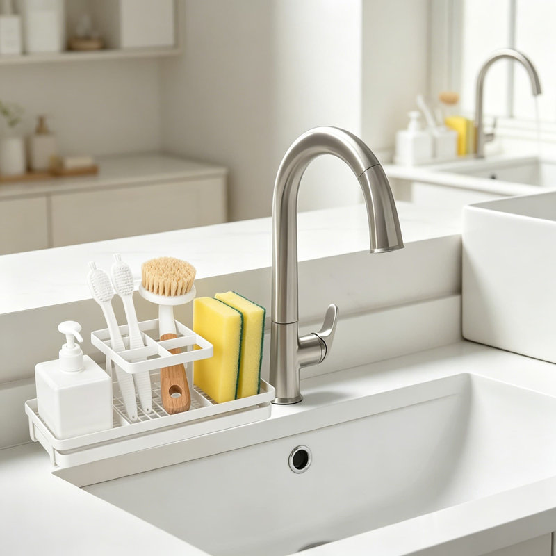 Porte-brosse à dents pour comptoir de salle de bain, organisateur à 5 fentes pour brosse à dents électrique, dentifrice et rasoir avec plateau d'égouttement amovible, fabrication en acier au carbone robuste