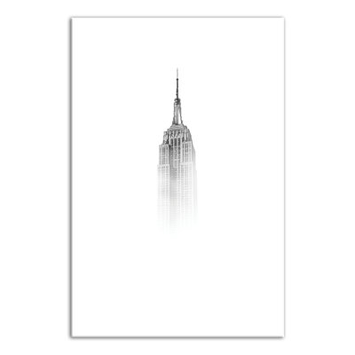 " Empire State Building In Fog "