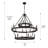 Emmalynn 18 - Light Steel Dimmable Round Chandelier