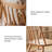 Natural-finish Solid Oak Dining Chair