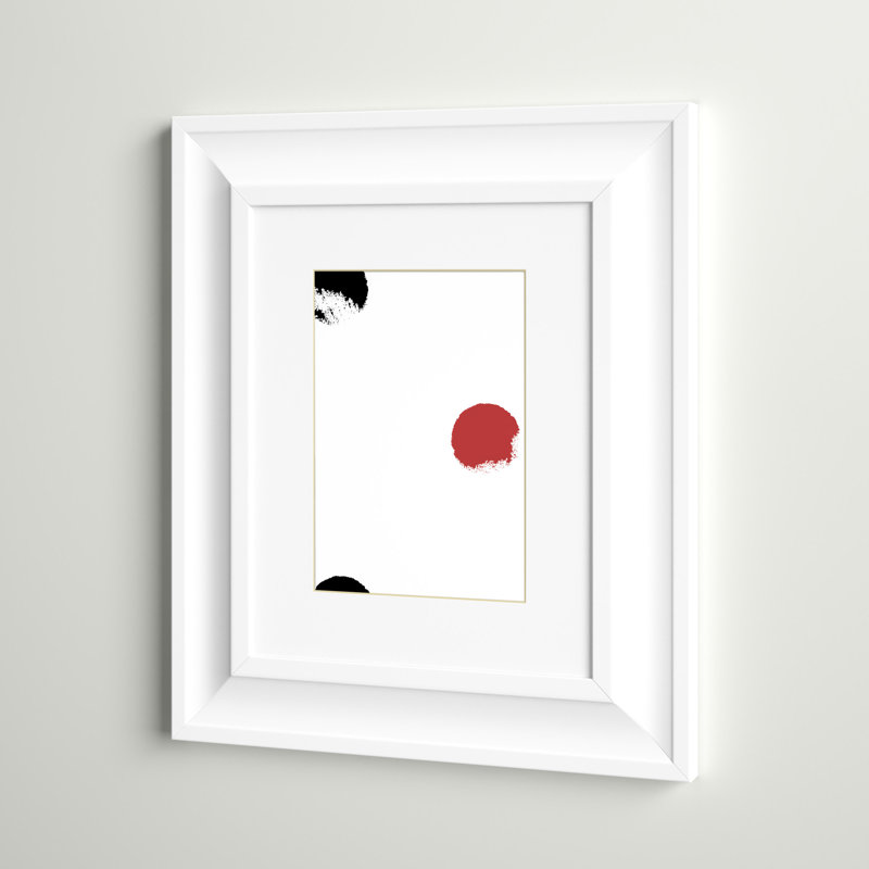 Kersten White Picture Frame with Mat, 24" x 24" Matted to 20" x 20"