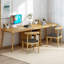 Bureau rectangulaire en bois massif Burlywood-659676351