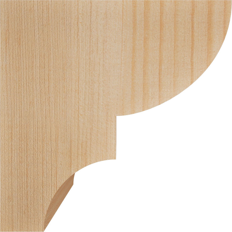 Corbeau Ridgewood, H 6 po x l 3,5 po x P 6 po, Sapin de Douglas, Lisse