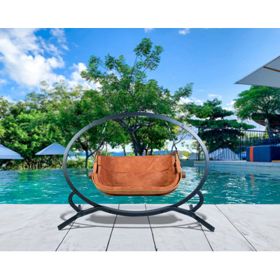 Steel Sun swing chair with double haning chair