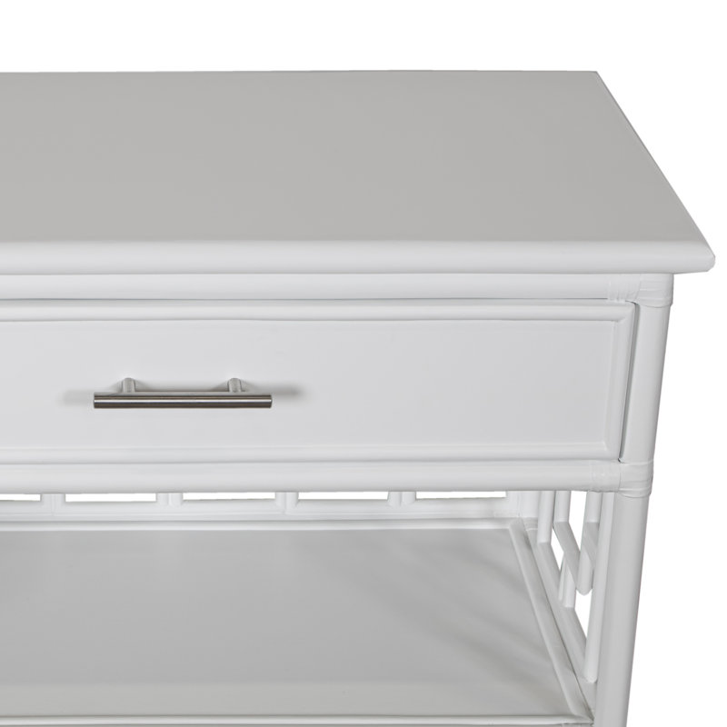 Sobe End Table, Bright White