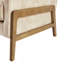 Fauteuil d'appoint à dossier capitonné Matson-857057011
