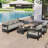 High-Quality Outdoor Seating Set with Thick Cushions and Sturdy Materials-1158213292