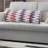 Handmade Chindi Multicolor Chevron Striped Throw Pillow-1028147898