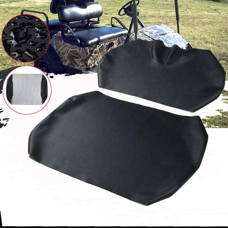 Golf Cart Front Seat Cover Set Staple On for E-Z-Go TXT Golf Cart