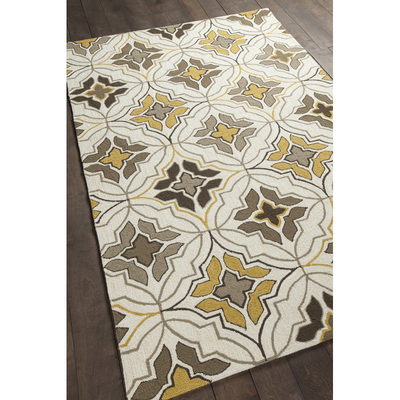 Tapis intérieur / extérieur en laine touffeté à la machine Terra Authentic, 7 pi 9 po x 10 pi 6 po